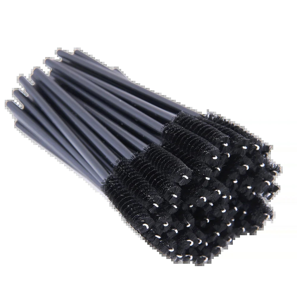 5/25/50 PCS Makeup Brushes Pink Crystal Eyelashes Brush Reusable Fake Lashes Extension Supplies False Eyelash Make up Tool Hot